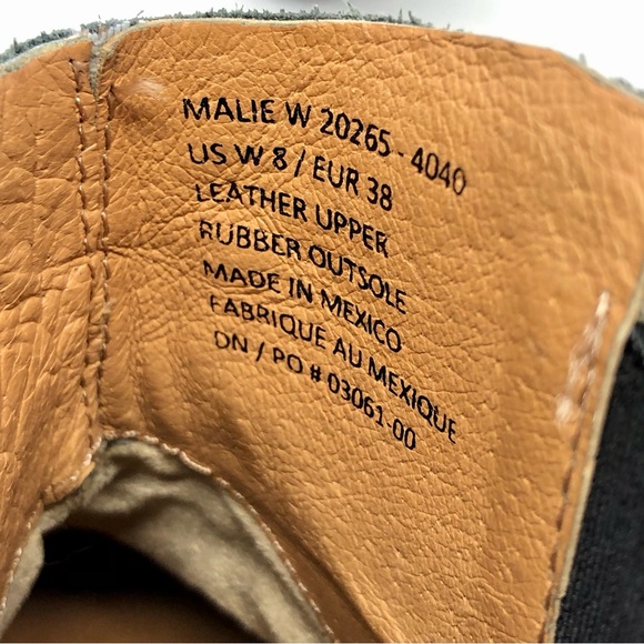 Olukai Malie Black Full Soft Grain Leather Ankle Booties Chelsea Boot Pull On - Picture 9 of 11